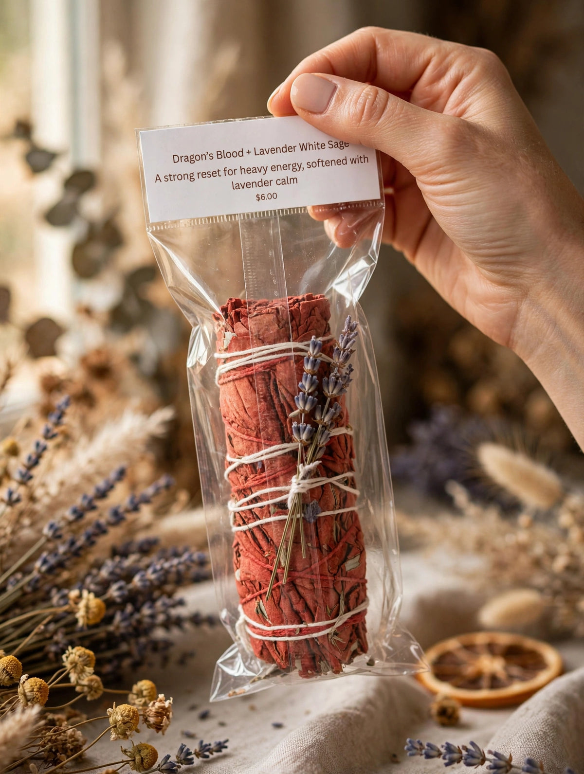 Dragon's Blood + Lavender White Sage