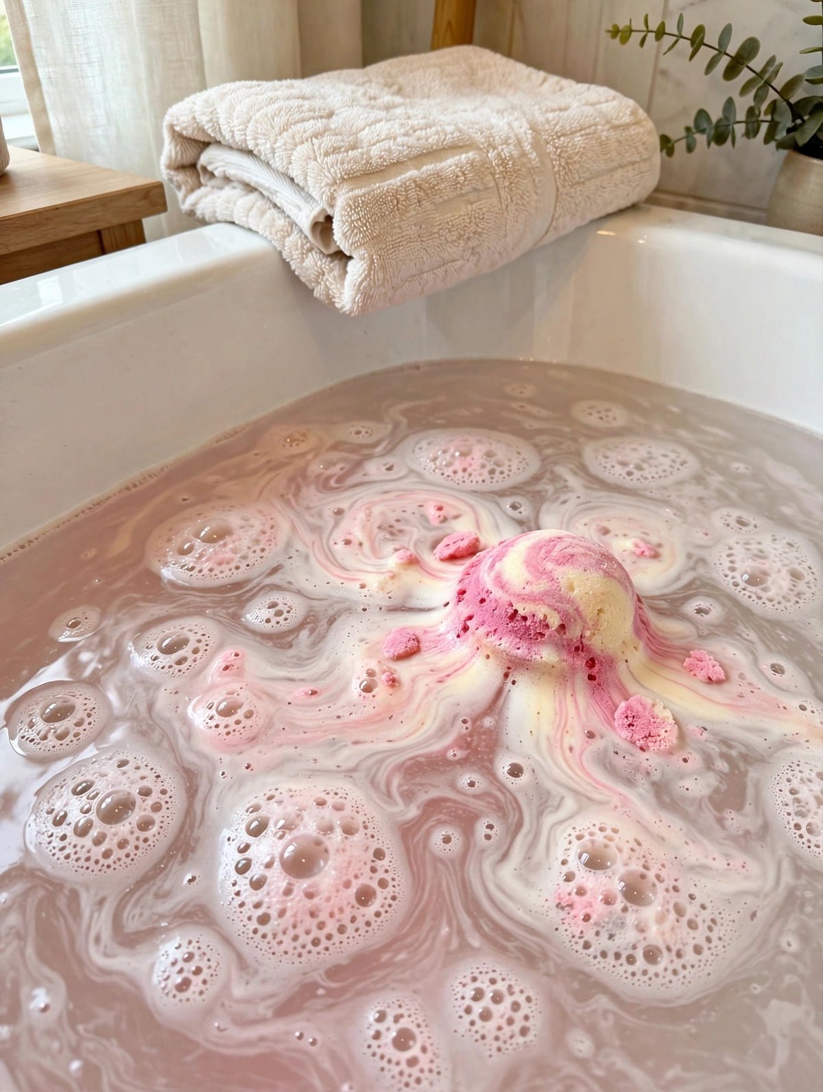Large Bath Bomb - Black Raspberry & Vanilla