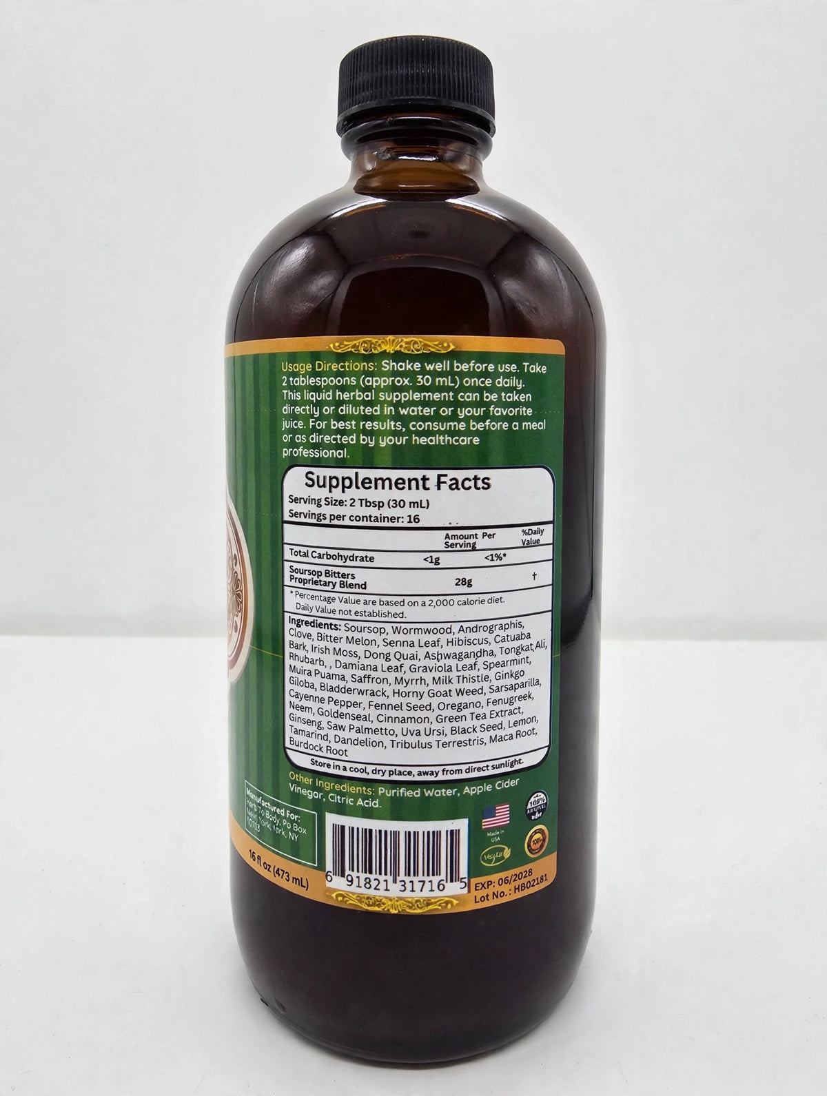 Soursop Living Bitters