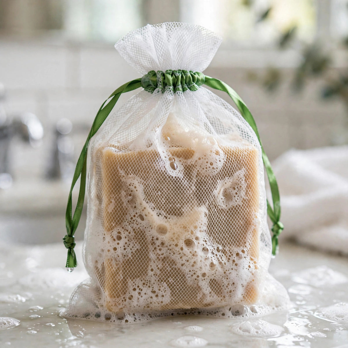 Mesh Soap Bag