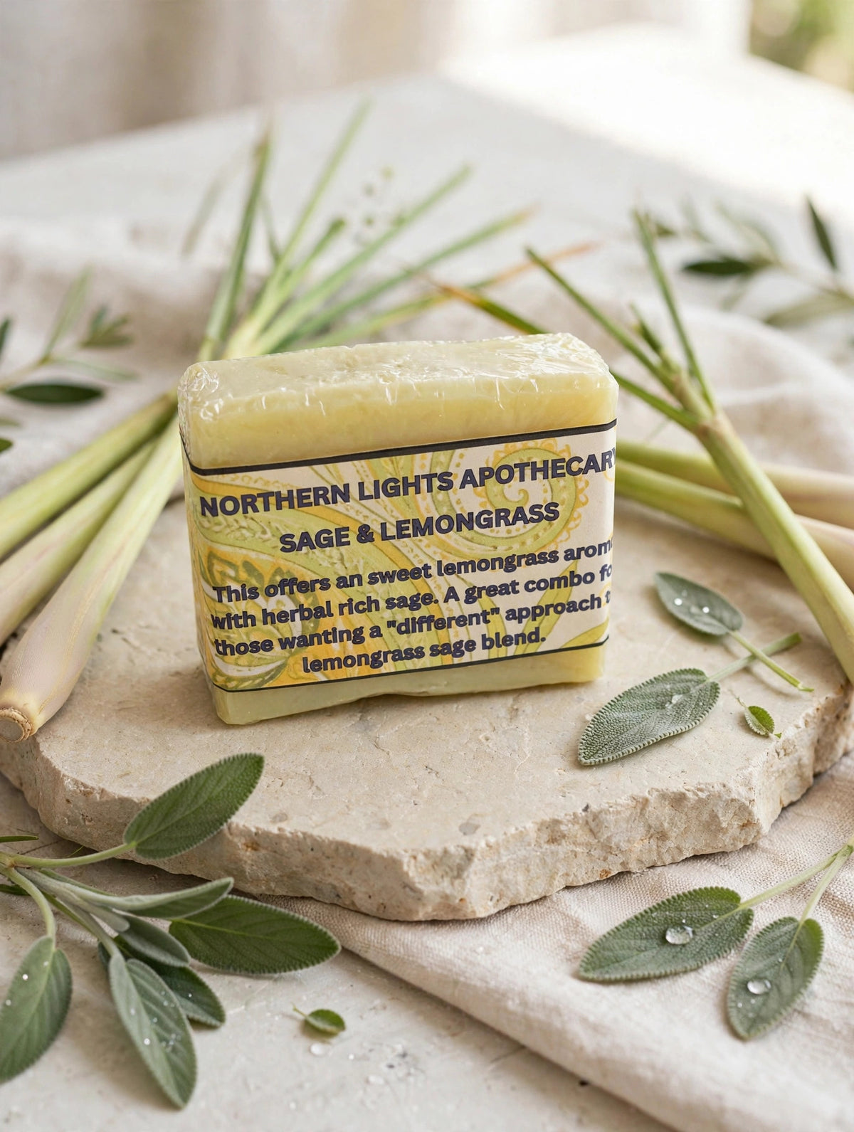 Sage & Lemongrass Bar Soap