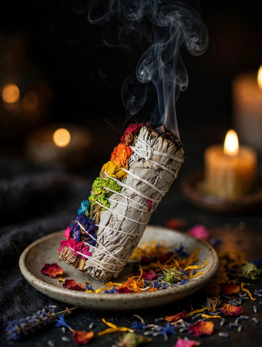 7 Chakra Sinuata Flower White Sage