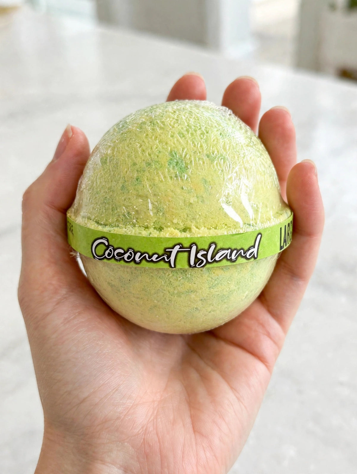 Large Bath Bomb - Coconut Island