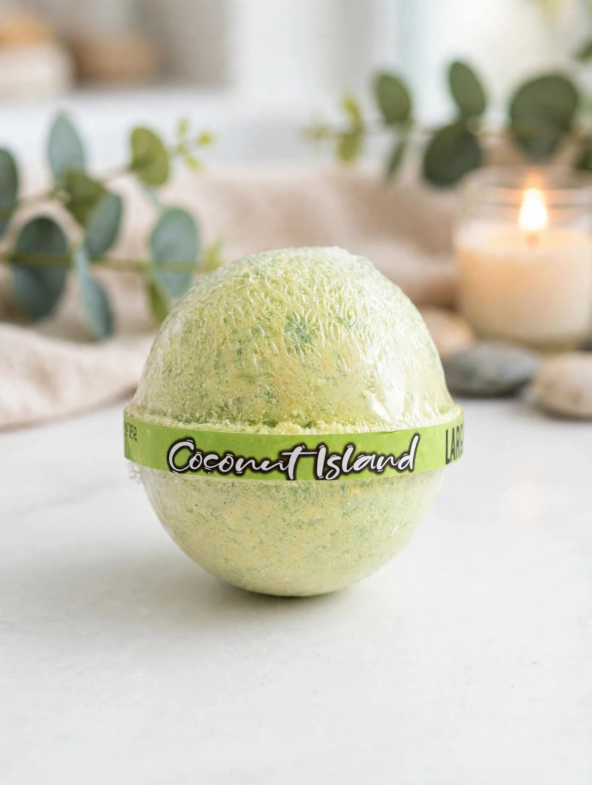 Large Bath Bomb - Coconut Island