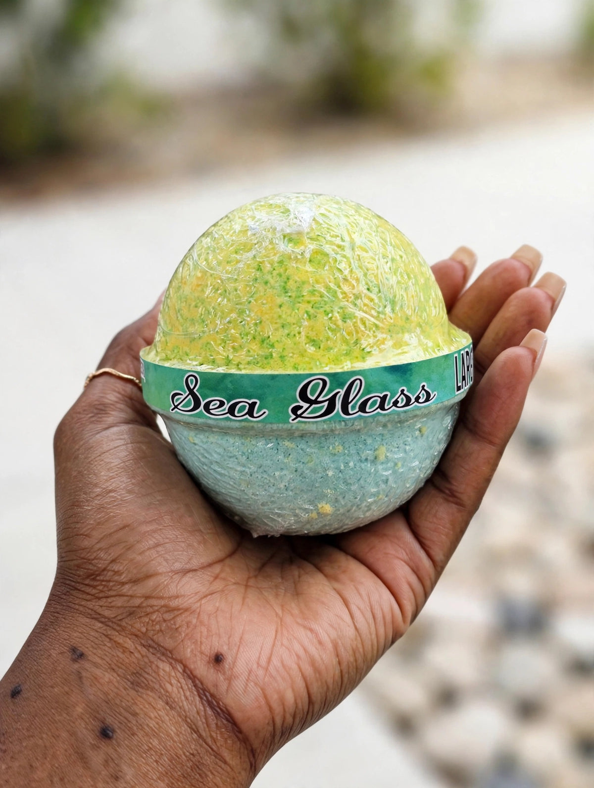 Large Bath Bomb - Sea Glass
