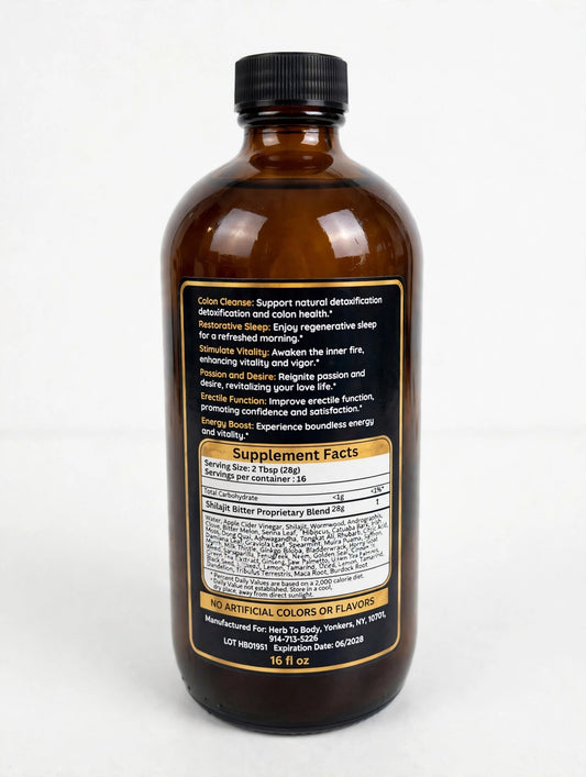 Shilajit Maximum Strength Bitters