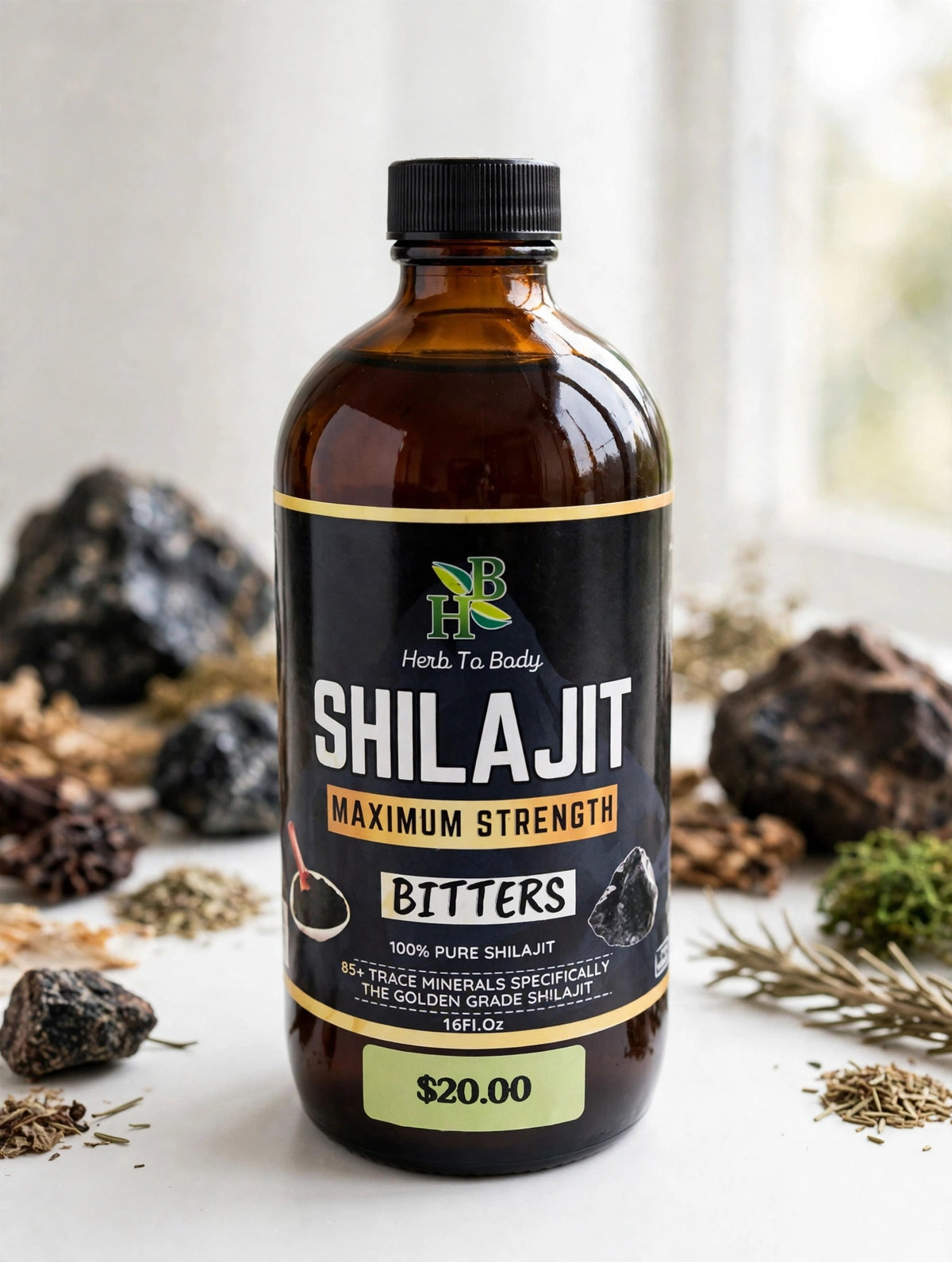 Shilajit Maximum Strength Bitters