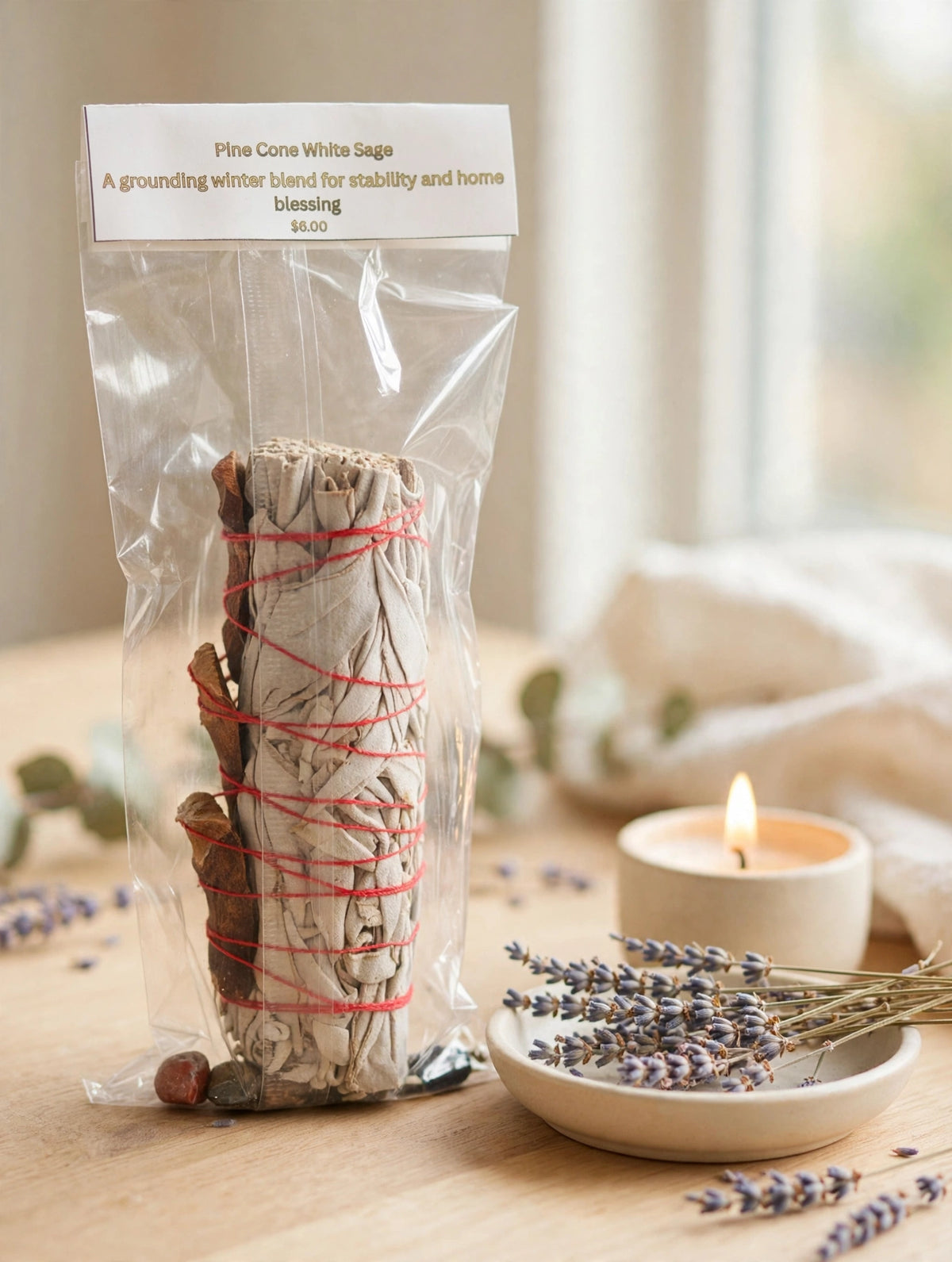 Pine Cone & White Sage