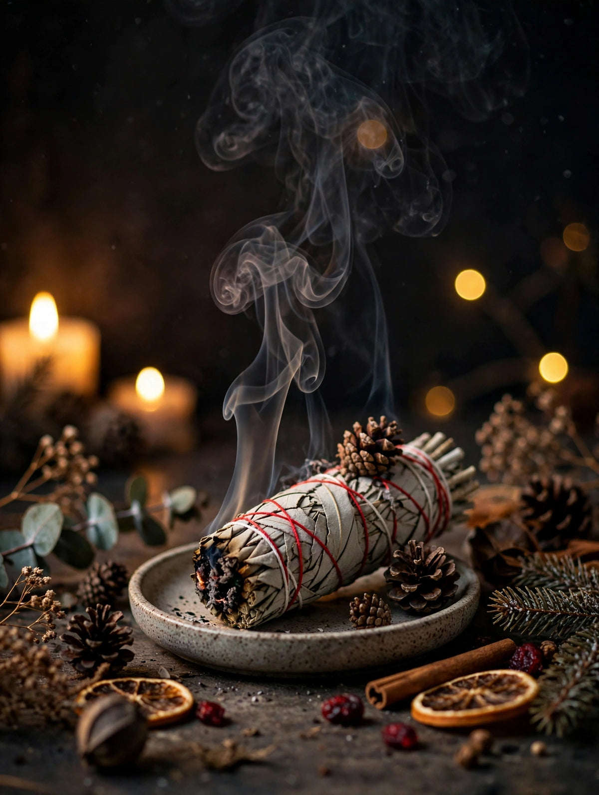 Pine Cone + White Sage