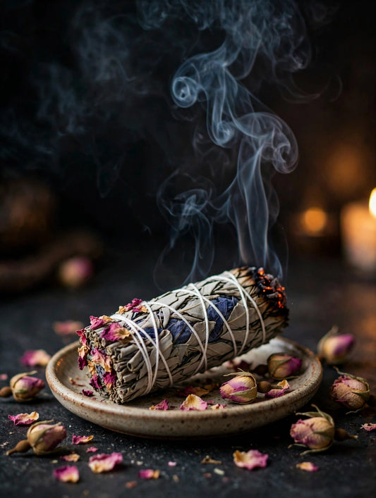 Rose + Blue Sage