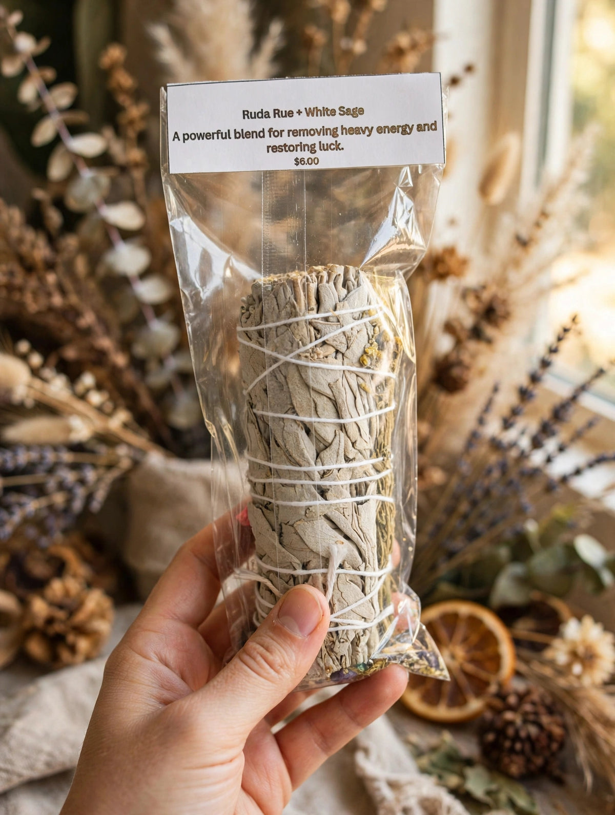 Ruda Rue + White Sage